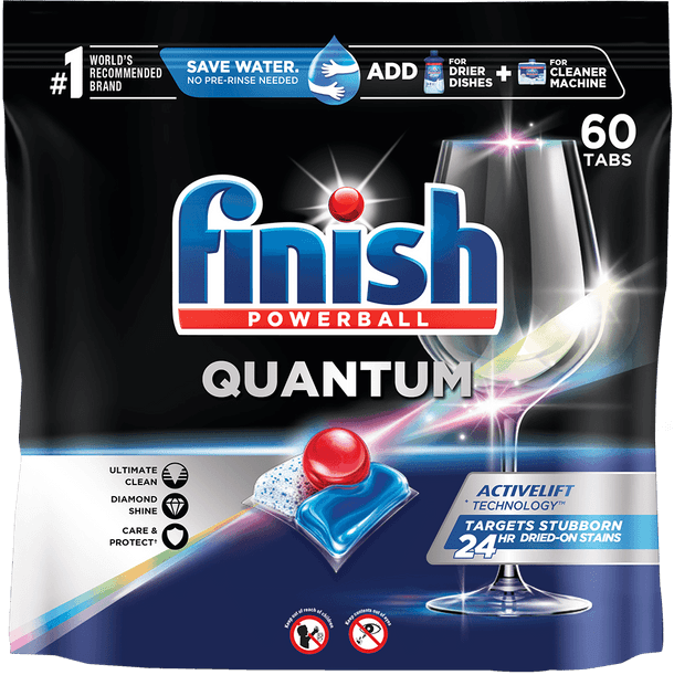 Finish Quantum Powerball Dishwasher Pods, 50 Ea