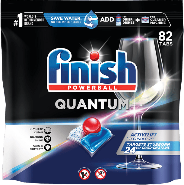 Finish® Powerball Quantum Dishwasher Pods 82 ct
