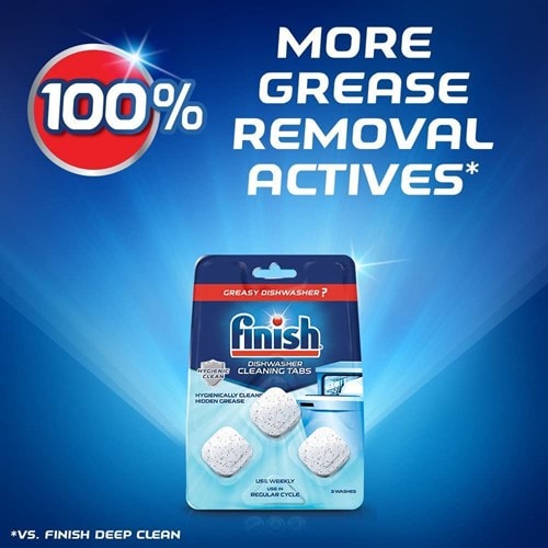 Finish® In-Wash Dishwasher Cleaning Tablets 3 ct