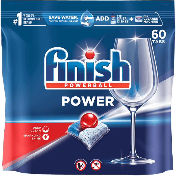 Finish® Powerball Power Dishwasher Tablets 60 ct Regular